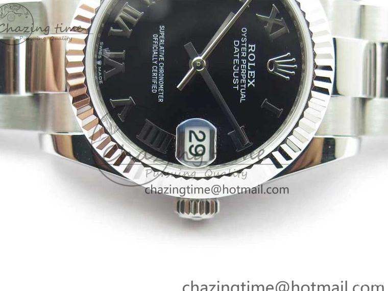 0411 Datejust 31mm 278271 SS BP Maker Best Edition Black Roman Dial on Oyster Bracelet SportInspired 2754